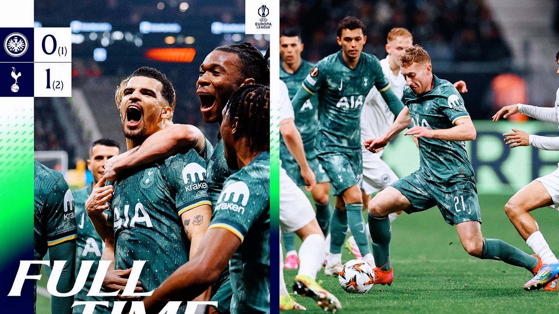 热刺主场战胜本菲卡，成功晋级欧冠四分之一决赛